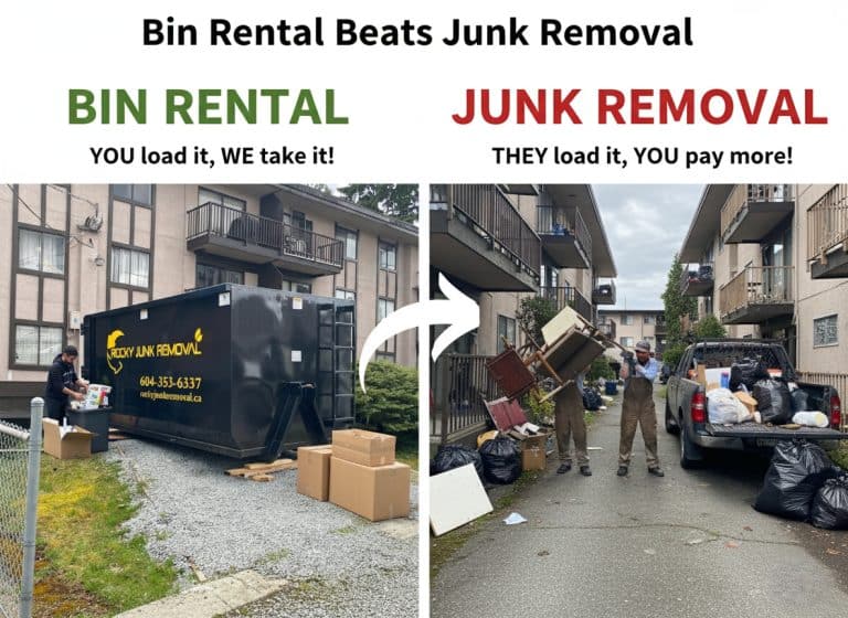 Bin Rental Beats Junk Removal